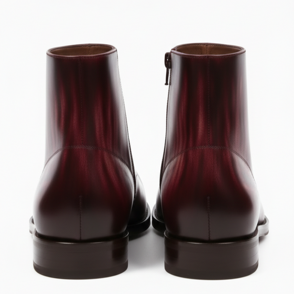 Italian Luxury Gradient Leather Chelsea Boots