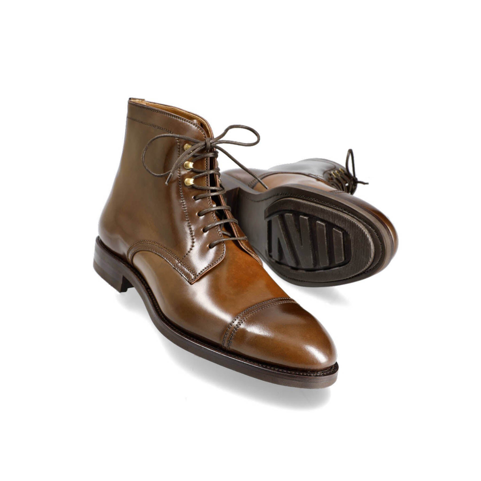 Coffee Chelsea High Ankle Boots