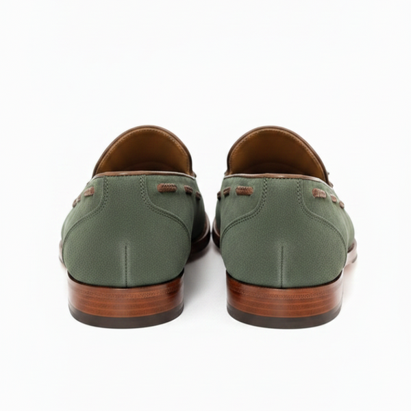 Braided Charm Italian Suede Tassel Loafers