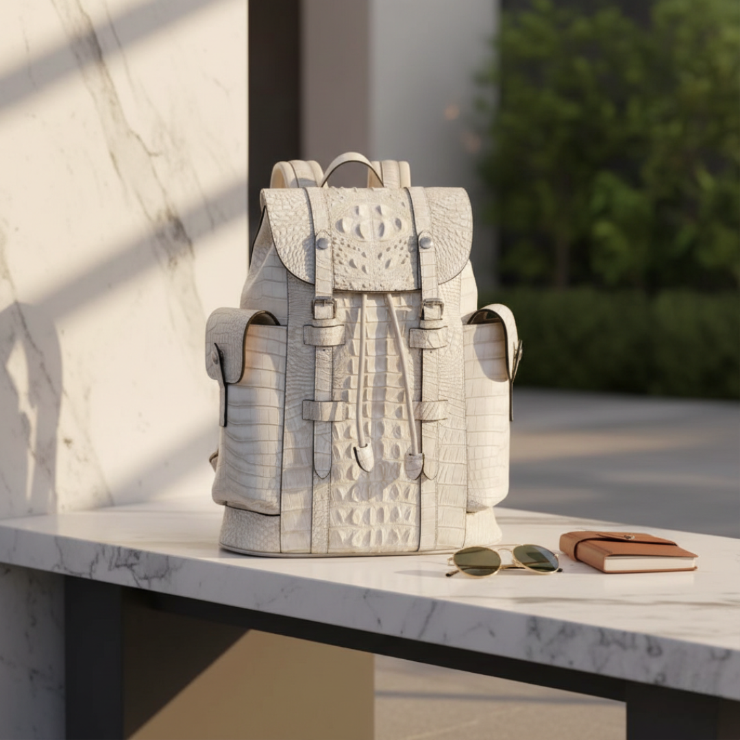 Luxury Croco Heritage Backpack