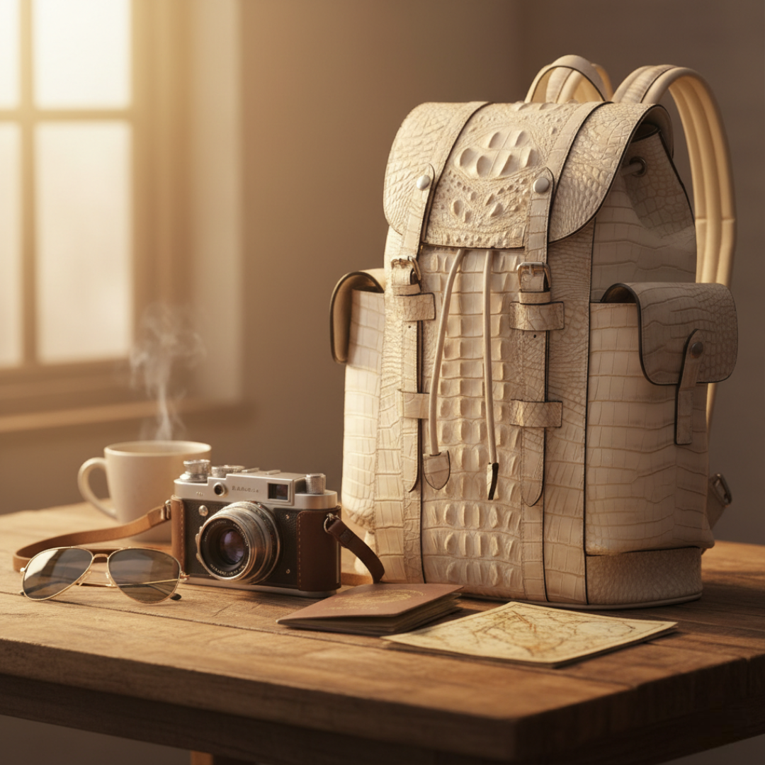 Luxury Croco Heritage Backpack