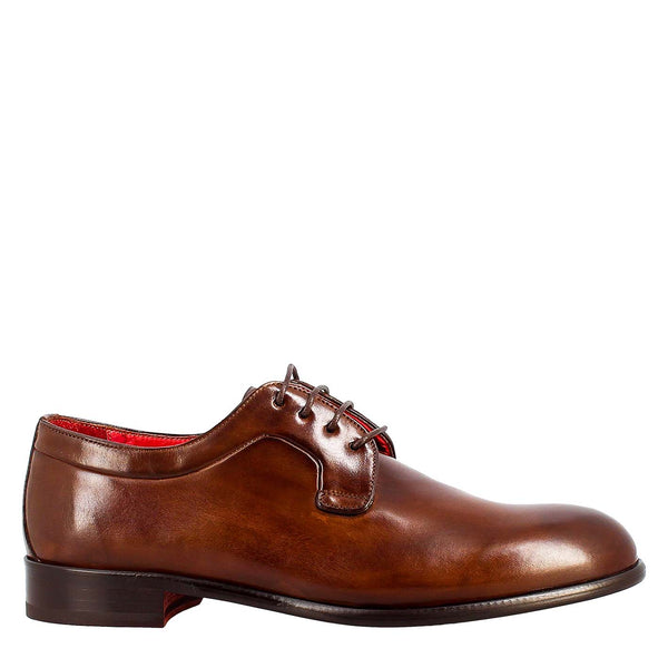 Derby in smooth leather
