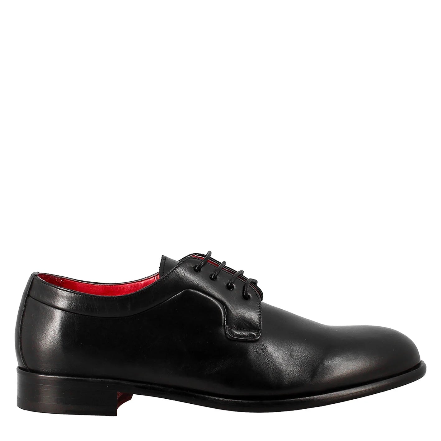 Black Derby in Smooth Leather