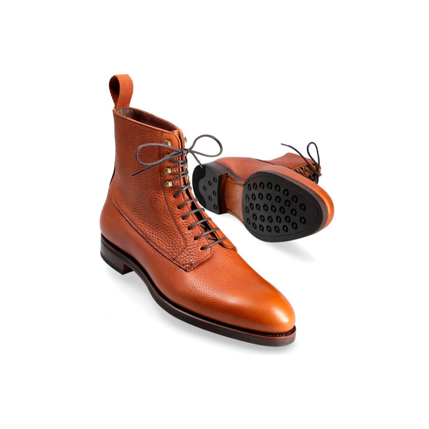 Tan Derby Boots for Men s