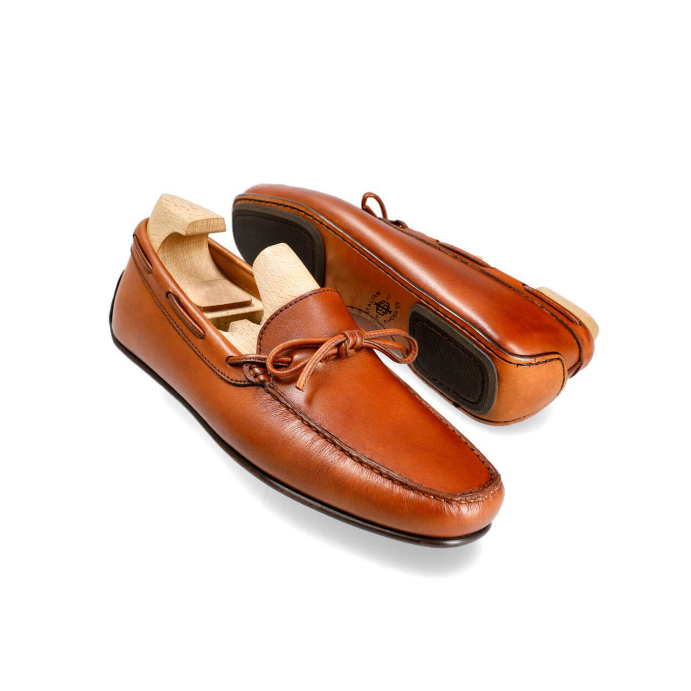 Tan Leather Tassel Loafer
