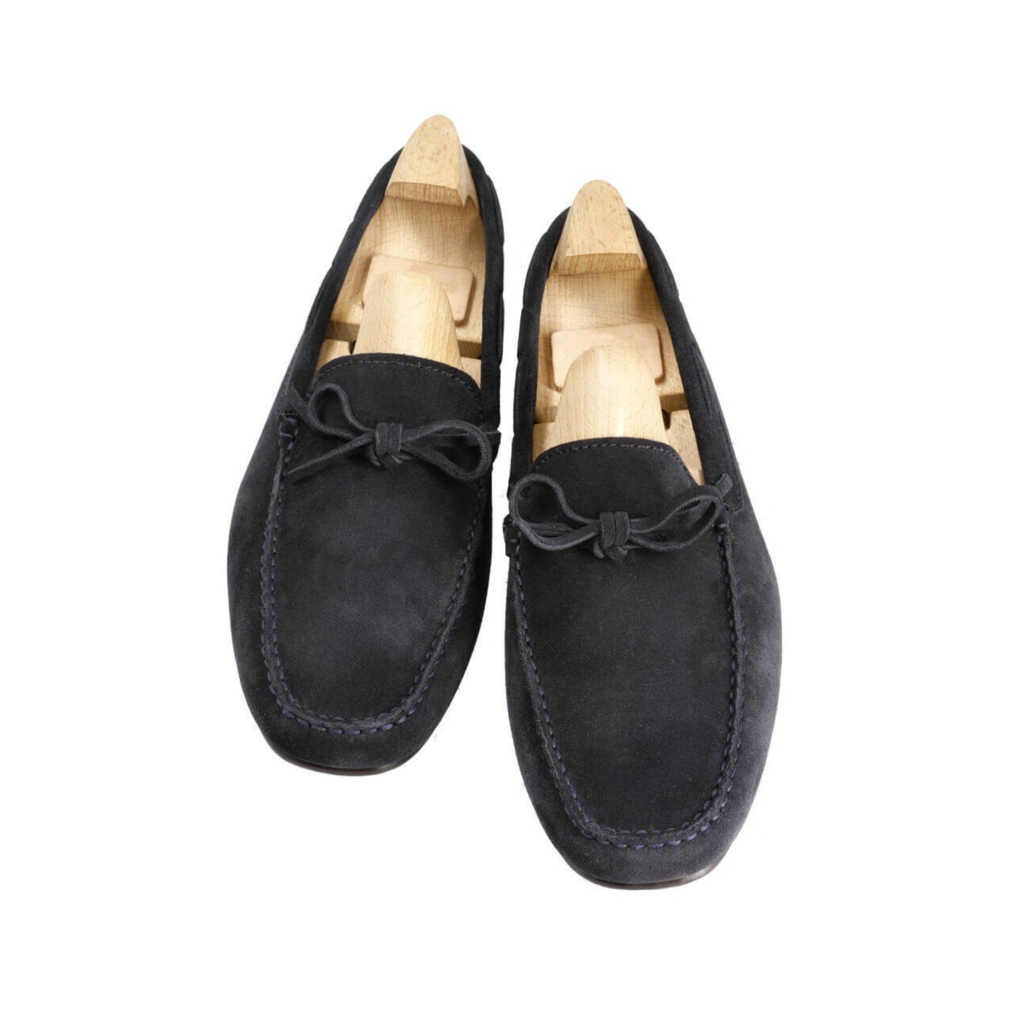 Navy Driving Suede