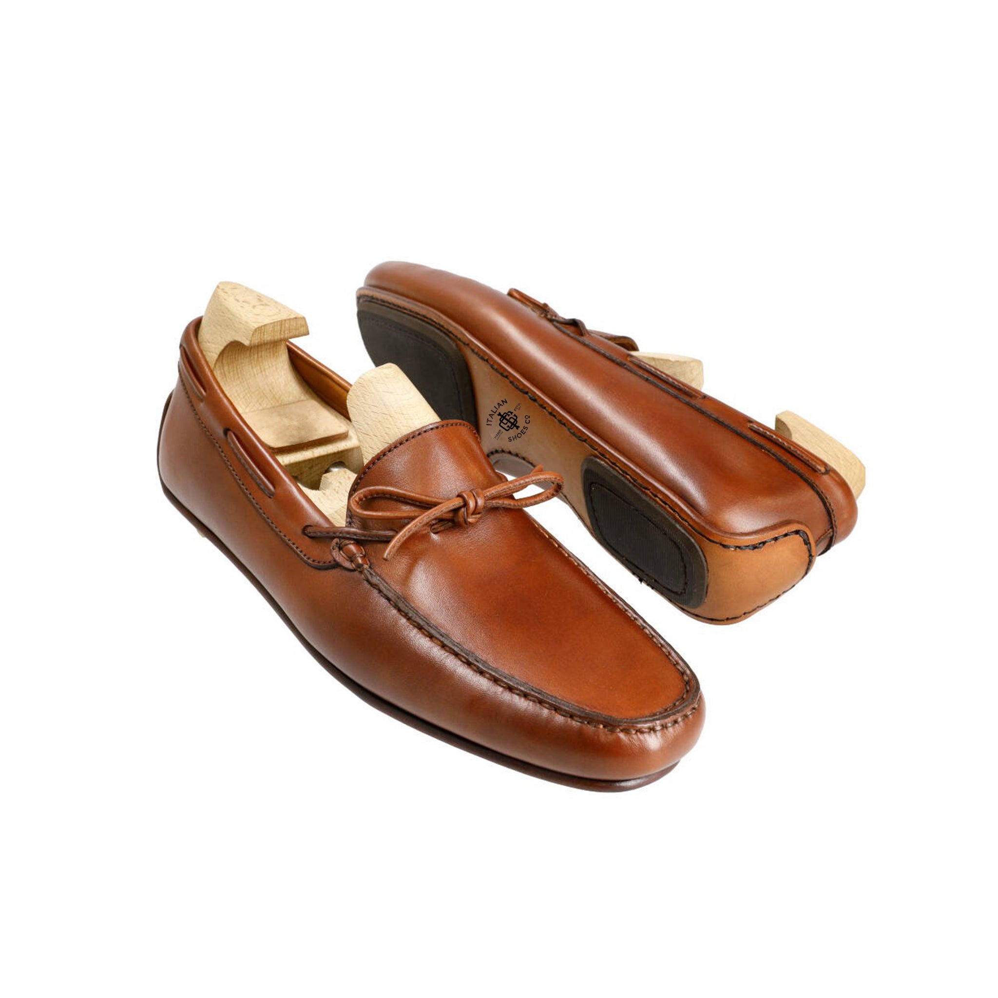 Tan Funchal Driving Suede