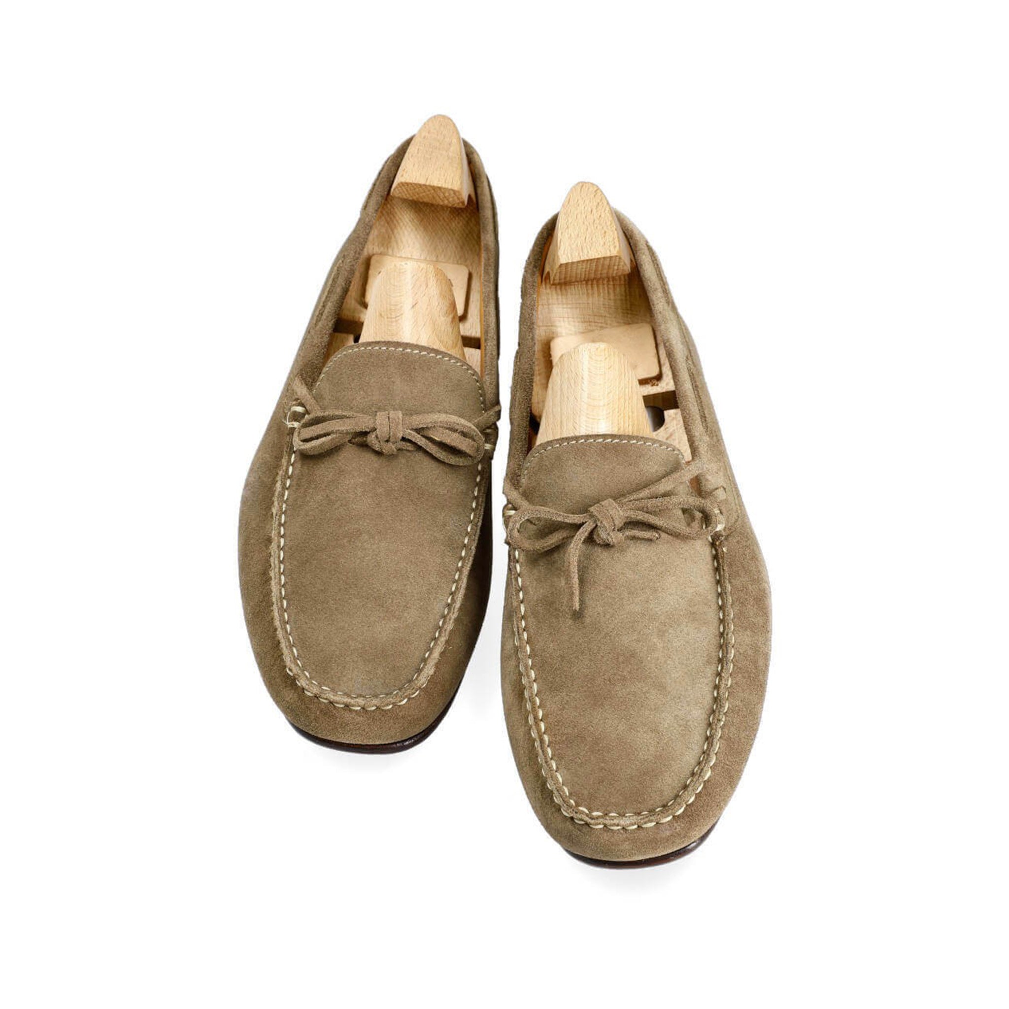 Taupe Driving Suede