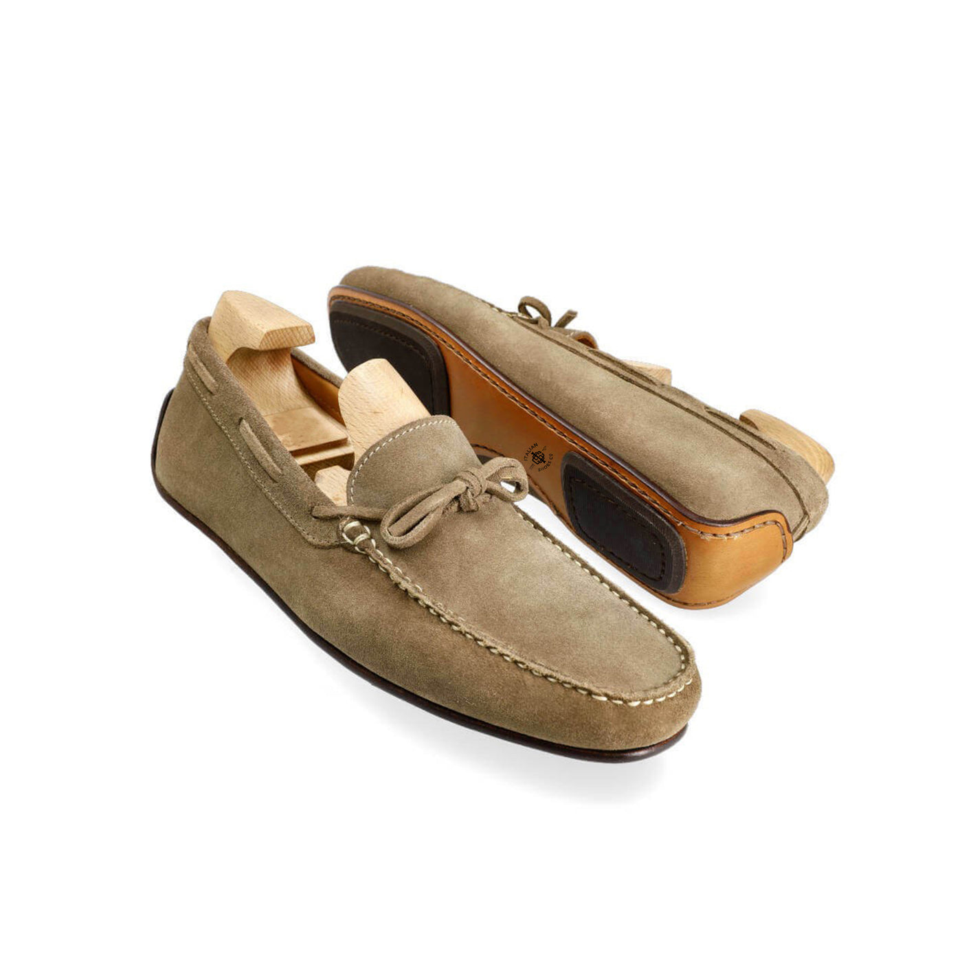 Taupe Driving Suede