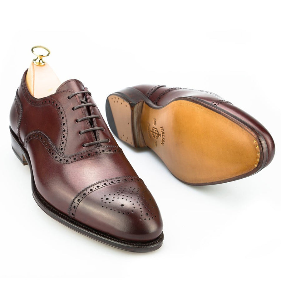 Classic Leather Cap Toe Formal Oxford Shoe