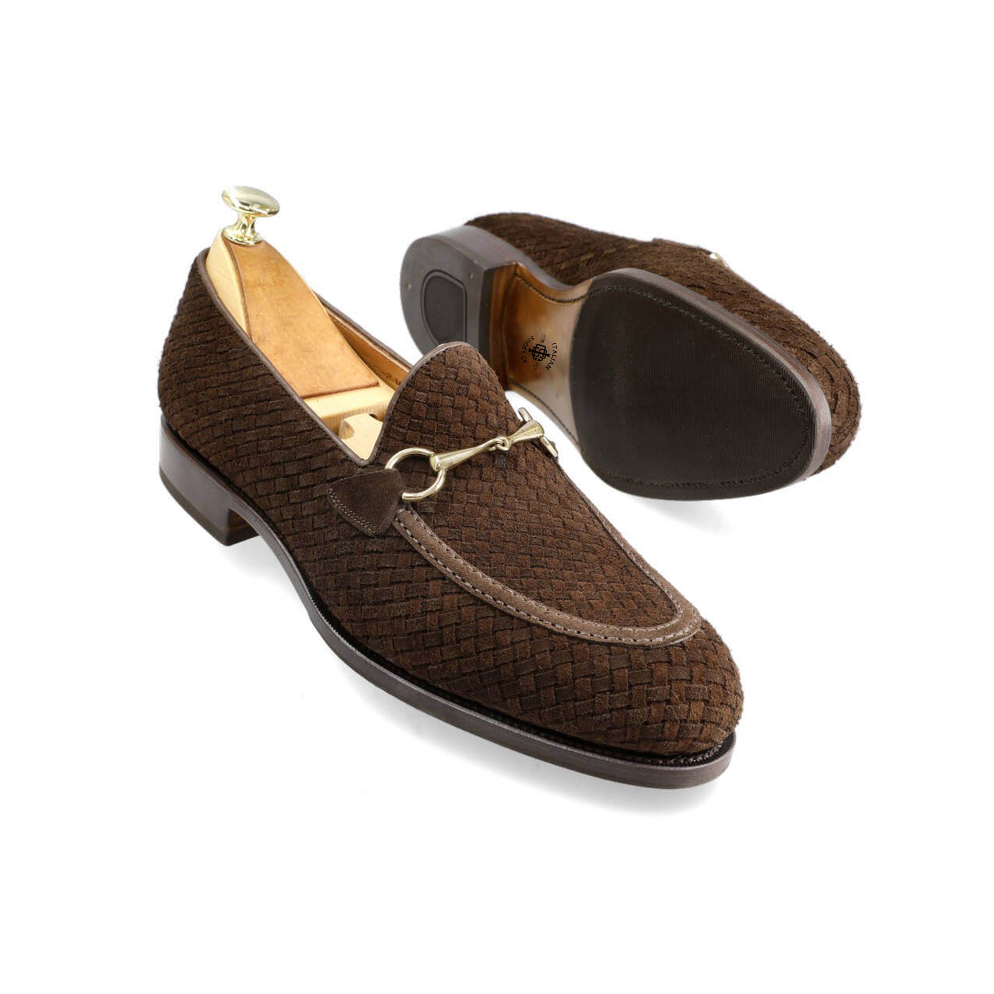 Fercus Braided Horsebit Loafers