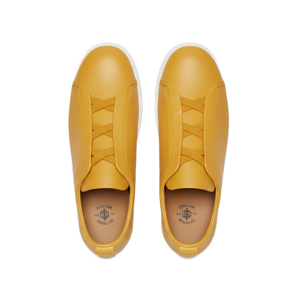 Luxury Edition Triple Stitch Leather Sneaker for Mens