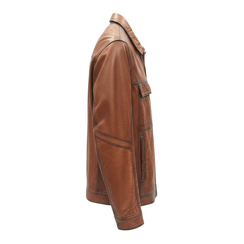 Highland Ember Leather Jacket