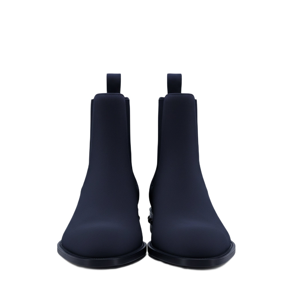 Coal Suede Leather Chelsea Boots