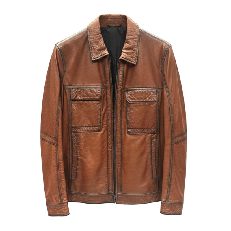 Highland Ember Leather Jacket
