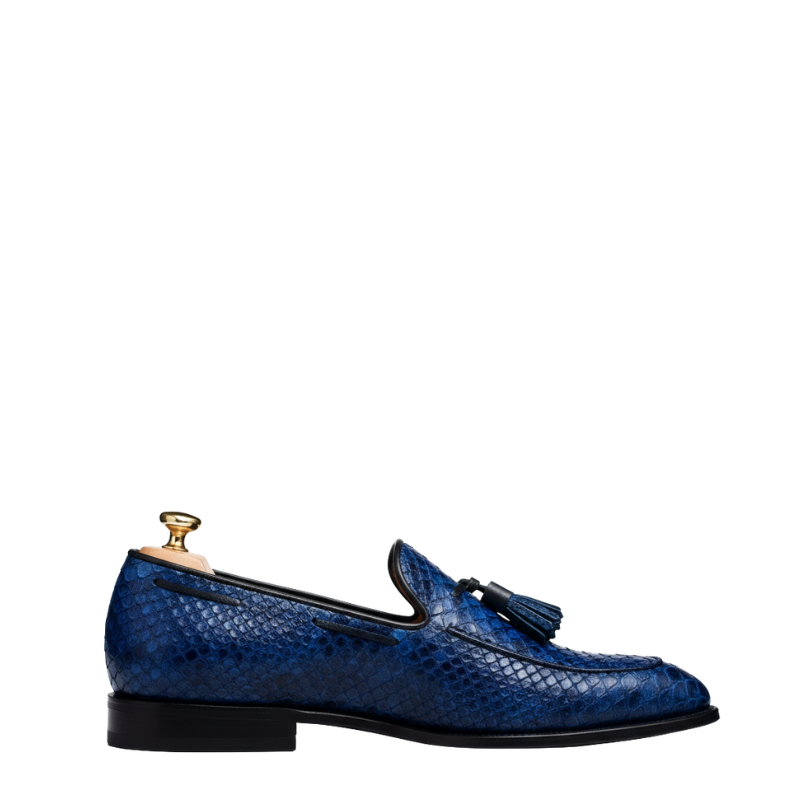 Midnight Quill Tassel Loafers