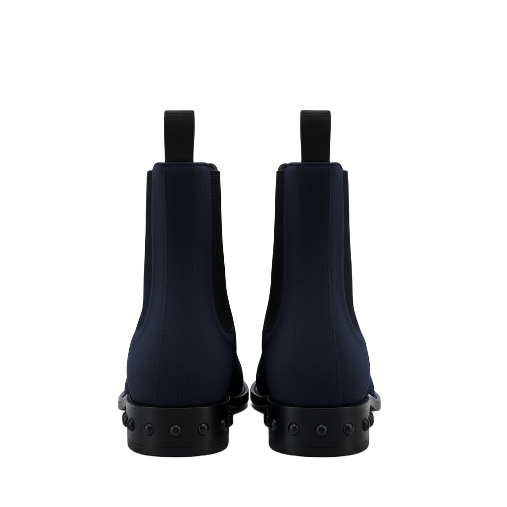 Coal Suede Leather Chelsea Boots