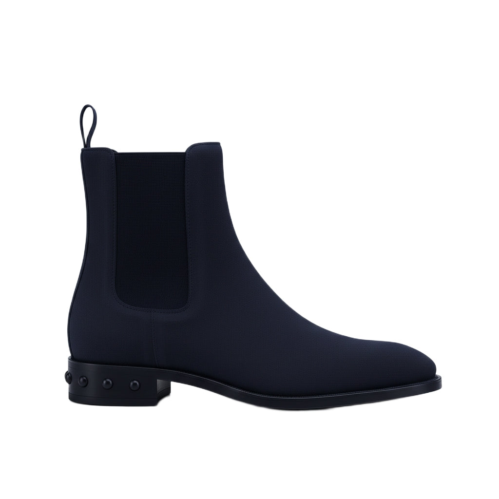 Coal Suede Leather Chelsea Boots