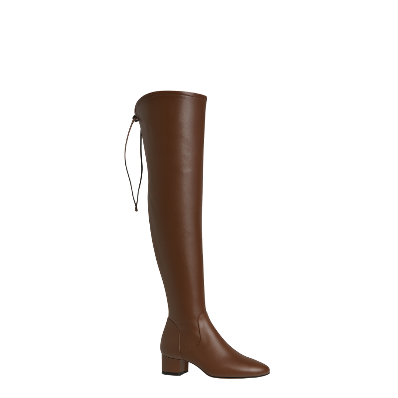 Women's Leather Over The Knee High Boots