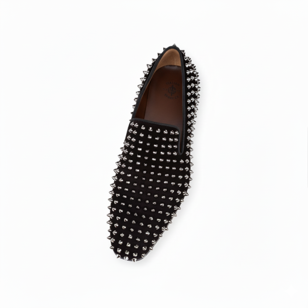 Italain Edition Spiked Slip-on Shoes for Men's