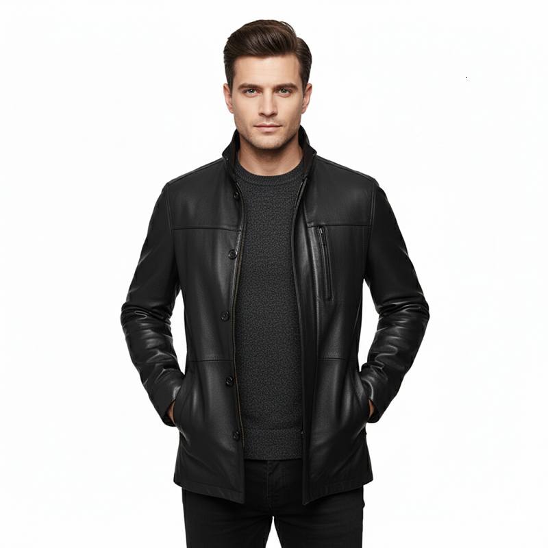 Premium Black Leather Jackets For Men