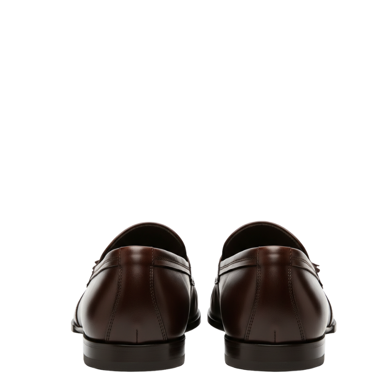 Gentleman s Crest Leather Tassel Loafers