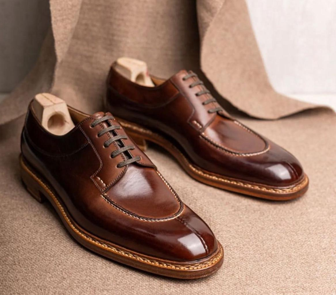 Men's Leather Derby Shoe Designer