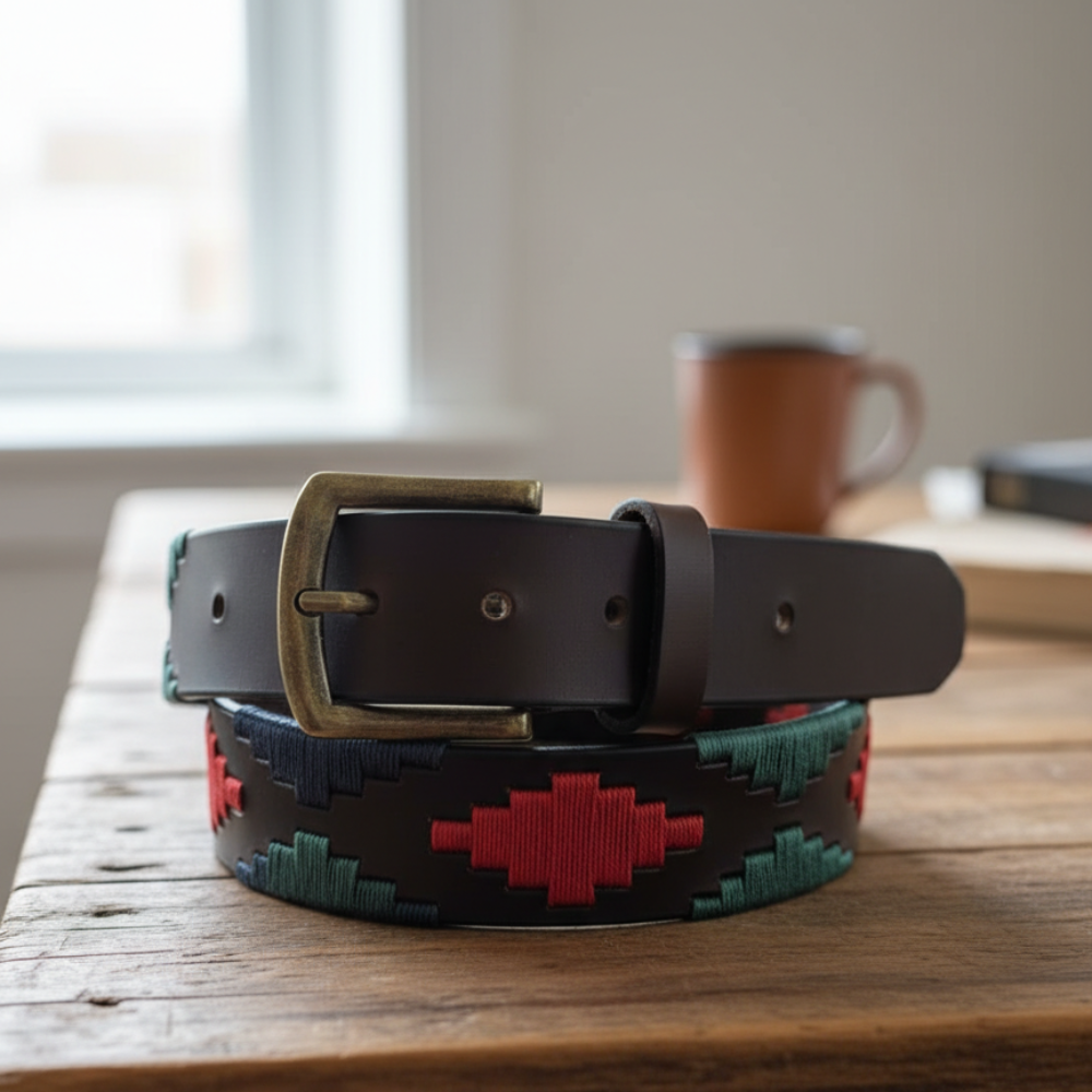 Emberline Artisan Grain Leather Belt