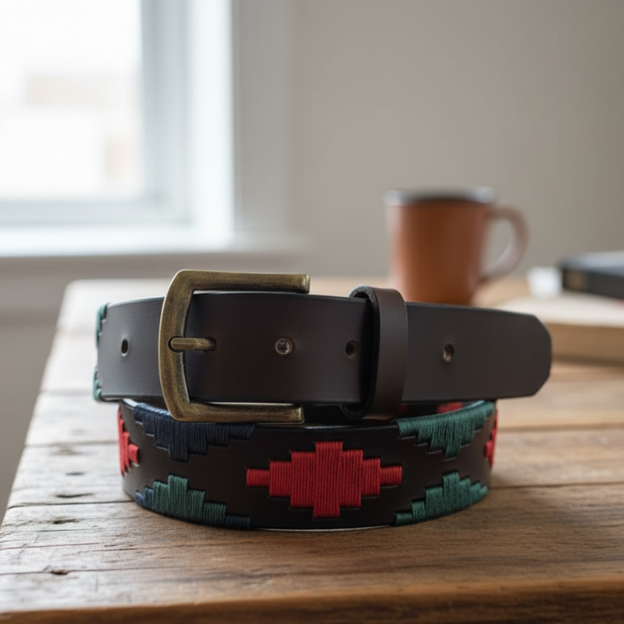 Emberline Artisan Grain Leather Belt