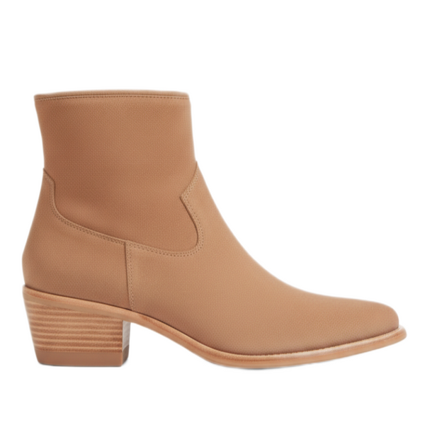 Italian Suede Luxe Zip Ankle Boots