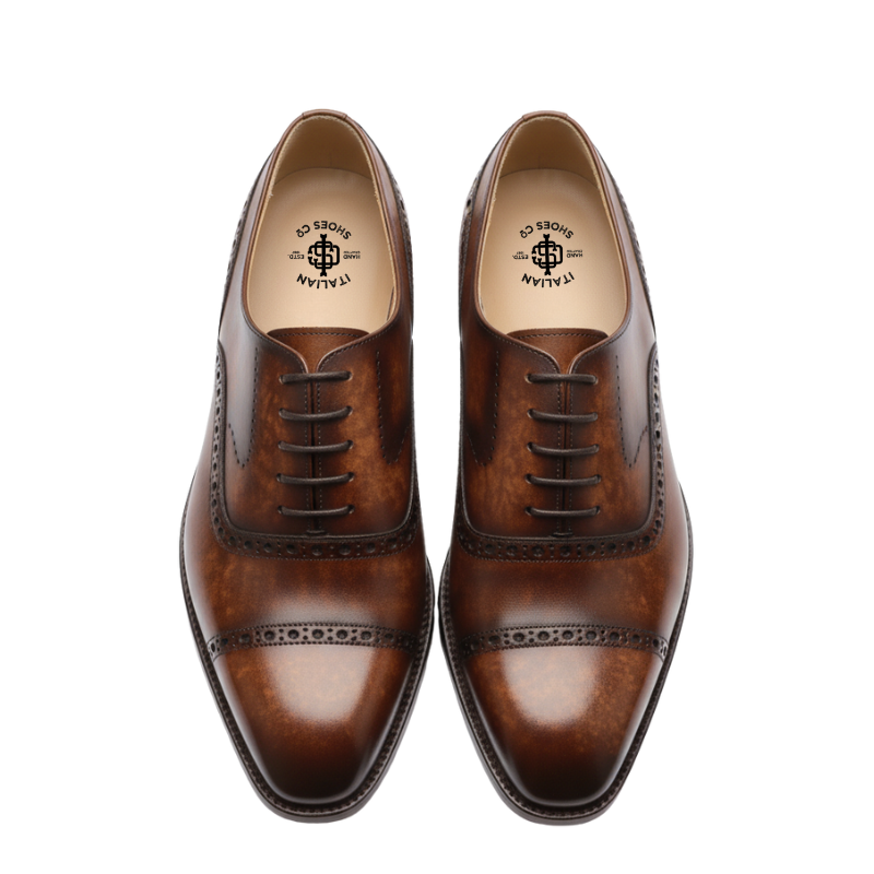 Baroque Classic Oxford Brogue Dress Shoes
