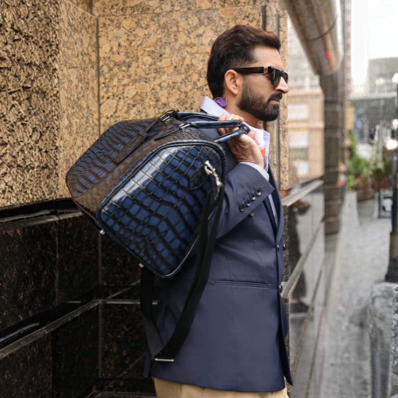 Premium Croc Leather Duffle bag