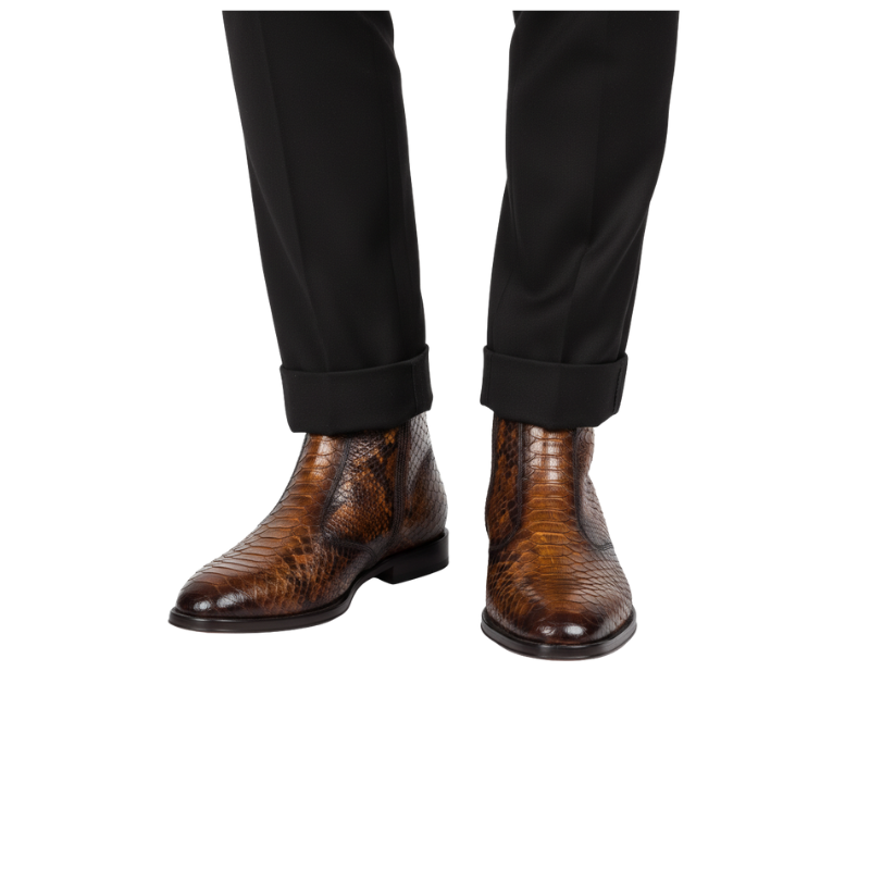Luxury Python Luxe Ankle Boots