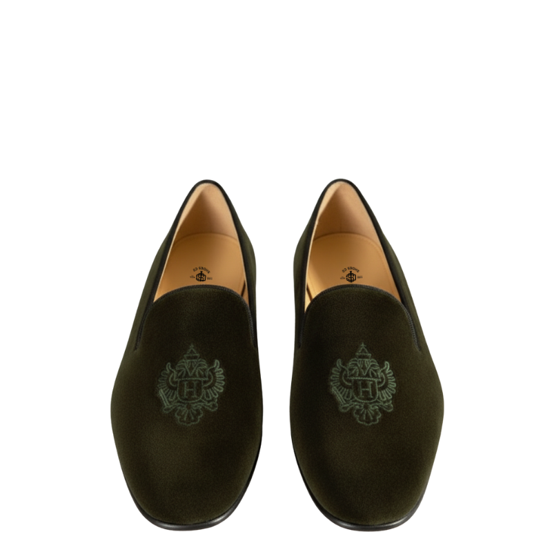 Imperial Velour Crest Loafer