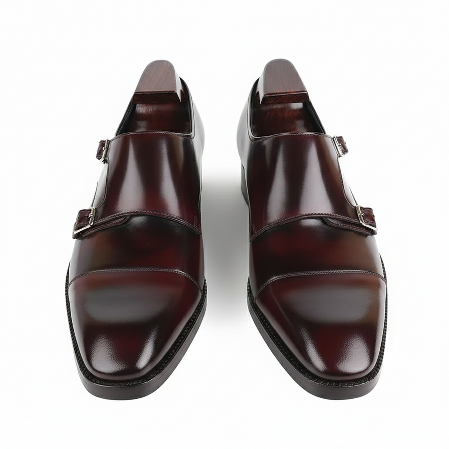 Luxury Double Monk Strap Shoes