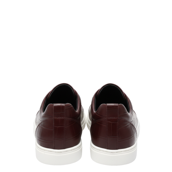 Croc Embossed Italian Luxe Slip On Sneakers