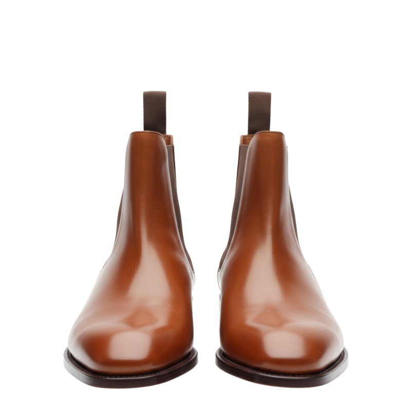 Polished Sienna Eclipse Chelsea Boots
