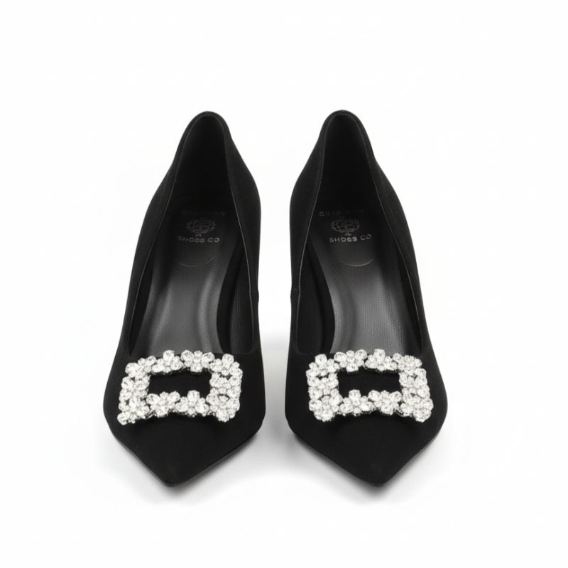 Italian Jewel Pointed Toe Heel