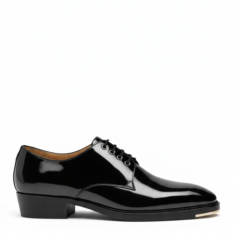 Midnight Royale Patent Derby Shoes