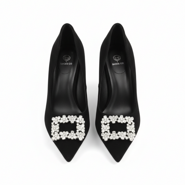 Italian Jewel Pointed Toe Heel