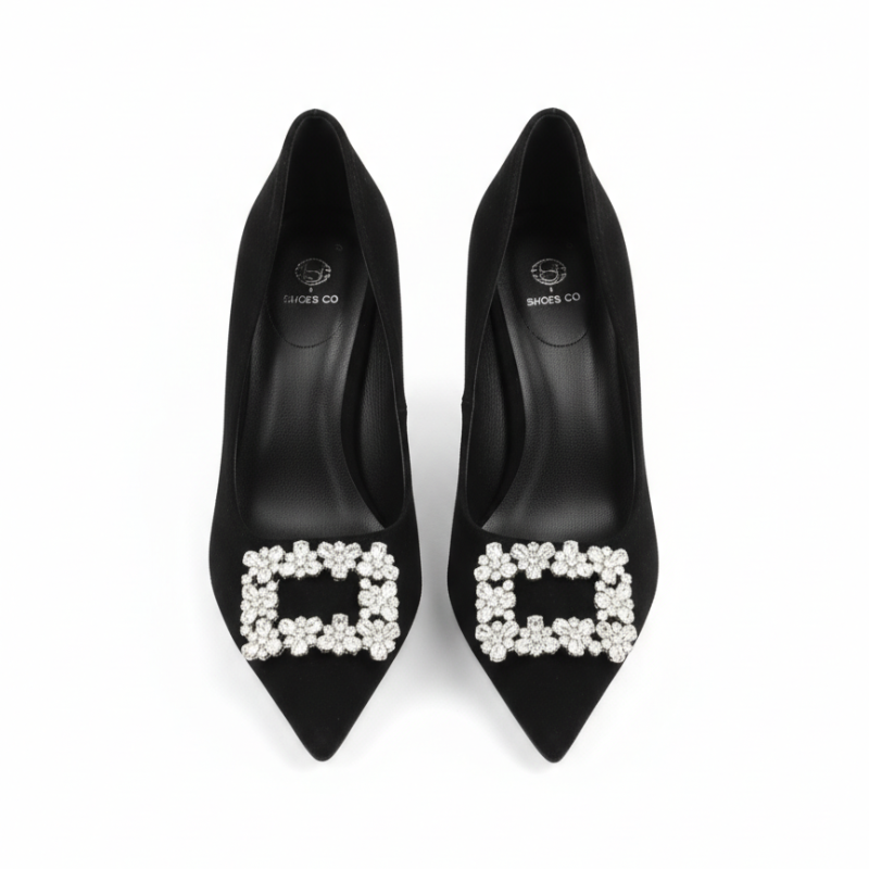 Italian Jewel Pointed Toe Heel