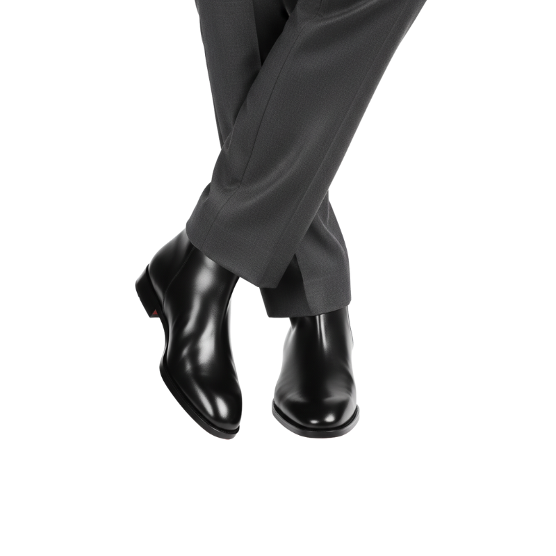 Obsidian Rouge Zip Chelsea Boots