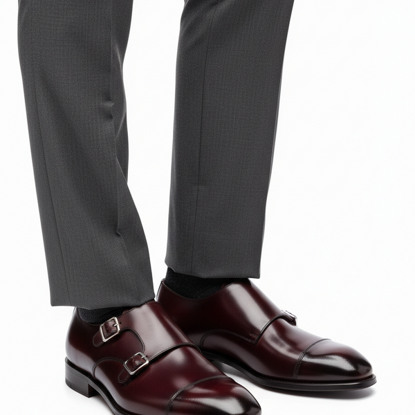 Luxury Double Monk Strap Shoes