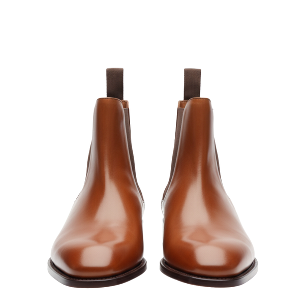 Polished Sienna Eclipse Chelsea Boots