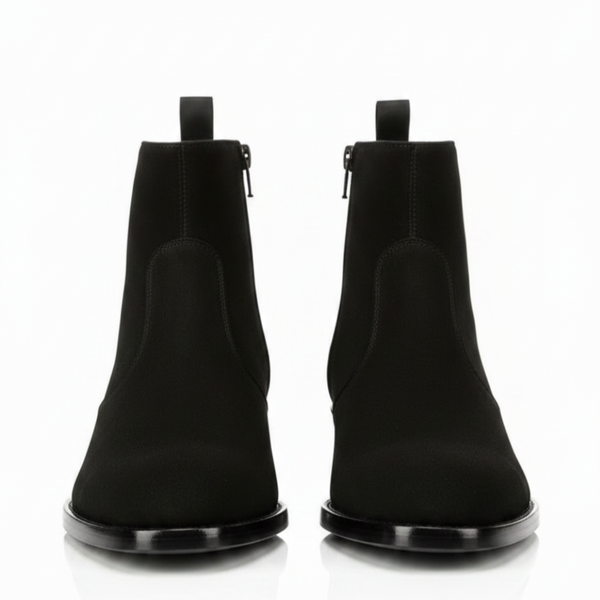 Versatile Italian Suede Leather Chelsea Boots