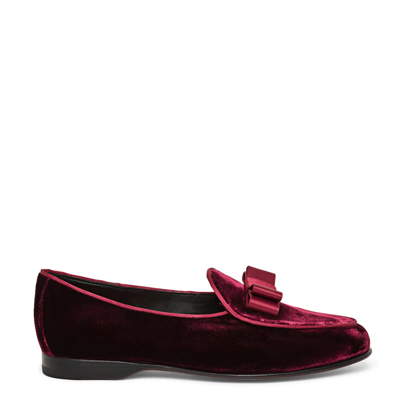 Men Burgundy Slip On Andrea Loafer