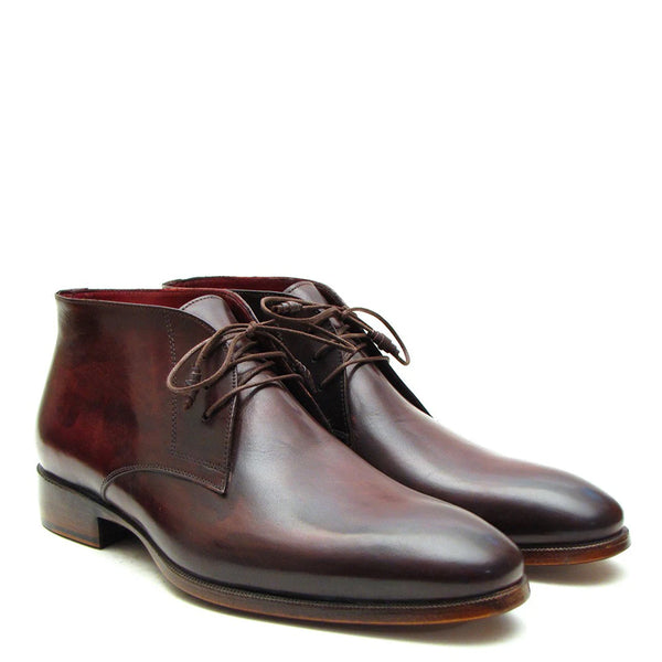 Pure Solid Leather Chukkas Boot For Men