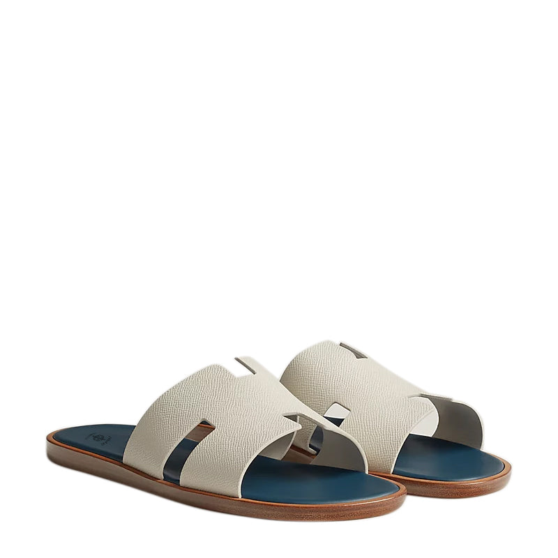 Haven Epsom H Style Slip-On Beige Blue