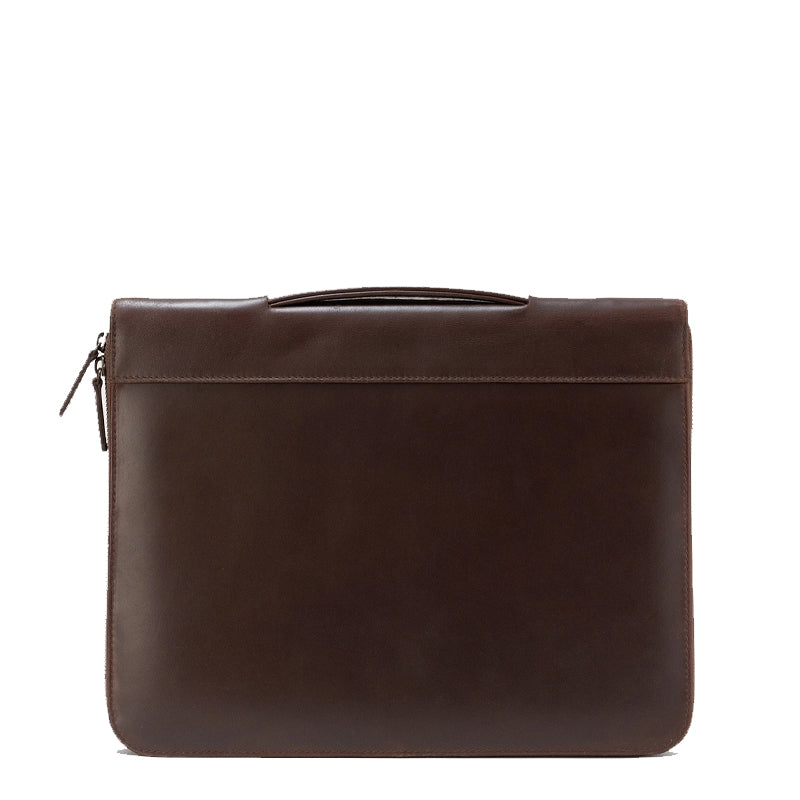 The Eclectic Leather Brown Folio Organizer