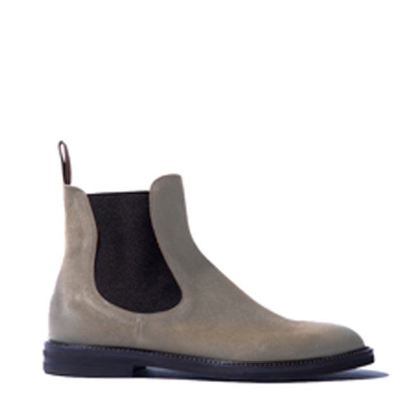 Classic Chelsea Suede Leather Boots